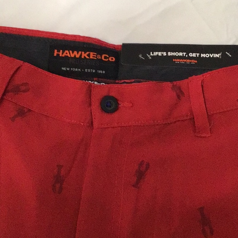 Hawke & Co lobster Pattern shorts men’s size 36 NWT - Picture 7 of 14
